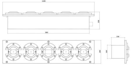 Стационарная система досмотра днища автомобиля Dahua DHI-XIS-C200
