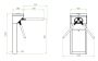 Турникет-трипод тумбовый ZKTeco TS1000 Plus без считывателей (с планками)