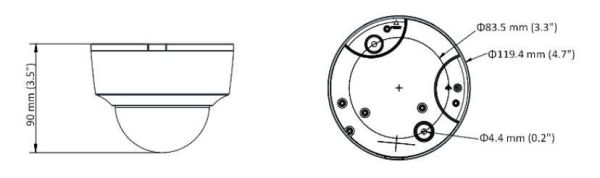 Уличная IP-видеокамера 2Мп HikVision DS-2CD2125G0-IMS (2.8 мм) с HDMI выходом