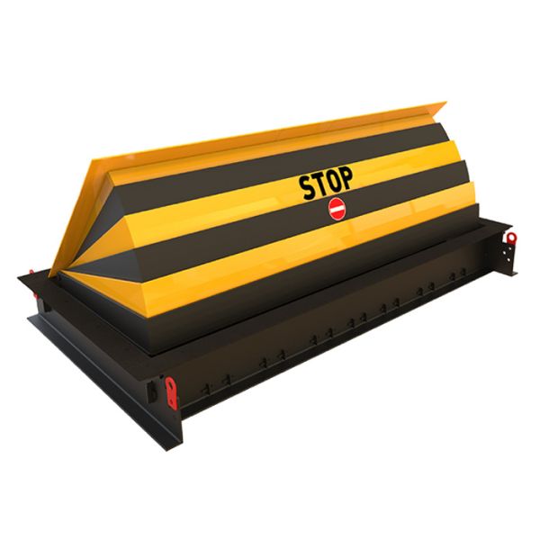 Блокиратор дорожный гидравлический RB 900 SHALLOW (RB-35P90-2p-SHLW) с двумя гидроцилиндрами, длина 3500 мм