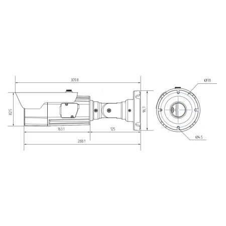 IP-видеокамера 8Мп Rubezh RV-3NCT8145 (2.7-13.5)