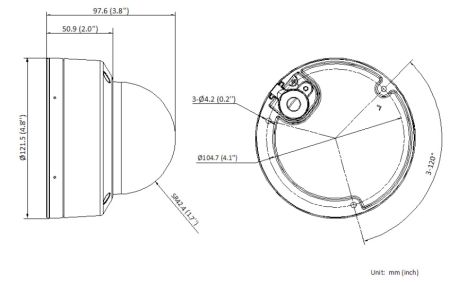 Антивандальная купольная IP-камера 4Мп HiWatch DS-I452L (2.8 мм) с технологией ColorVu Антивандальная купольная IP-камера 4Мп HiWatch DS-I452L (2.8 мм) с технологией ColorVu