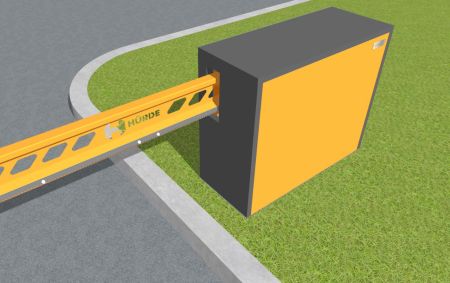 Антивандальный автоматический шлагбаум Hurde Block-A1 Combo 7 FullNice1 (11-57)