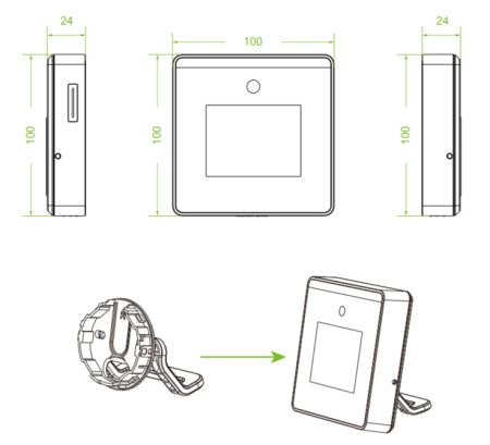 Биометрический терминал учета рабочего времени ZKTeco Horus TL1 с распознаванием лиц