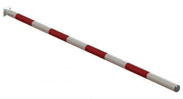 Стрела круглая Фантом К6(100) 6м с функцией "антиветер" Ø100мм со светоотражающими наклейками