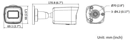 Уличная IP-камера 2Мп HiWatch DS-I200(E) (4 мм) с подсветкой EXIR 2.0