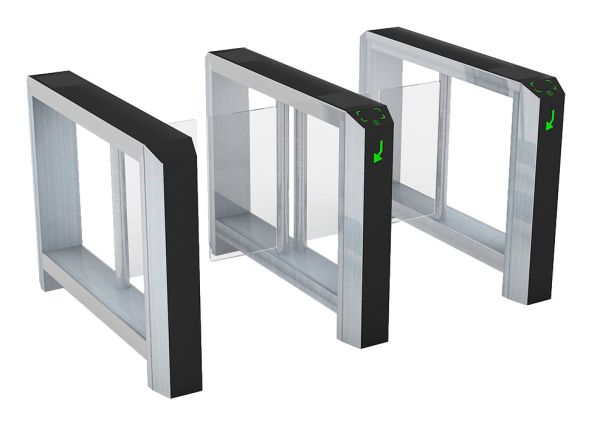 Боковой модуль распашного турникета Gotschlich Axioma DF VIP 1025H (650 мм) (6AXA1EC-S/M)