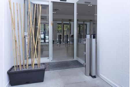 Створка из закаленного стекла Magnetic FMSW_G10E950 для калитки mSwing, 994x1000 мм