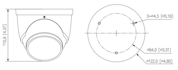 IP-видеокамера уличная 4Мп TiOS Dahua DH-IPC-HDW3449HP-AS-PV-0280B-S5 с ИИ и активным сдерживанием IP-видеокамера уличная 4Мп TiOS Dahua DH-IPC-HDW3449HP-AS-PV-0280B-S5 с ИИ и активным сдерживанием