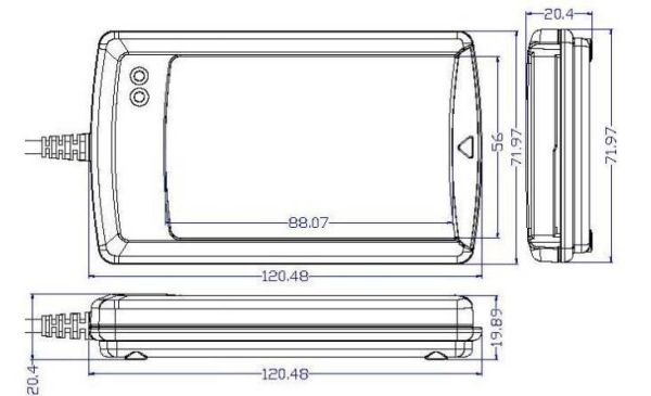 Считыватель бесконтактных смарт-карт ACS ACR1281U-C1