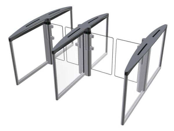 Верхняя крышка для бокового модуля проходной Gunnebo FLS DS 1800