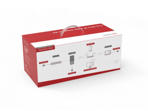 IP-комплект видеодомофонии HikVision DS-KIS603-P(B)