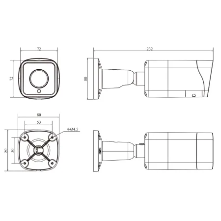 IP-видеокамера 4Мп RVi-2NCT4043 (2.7-13.5)