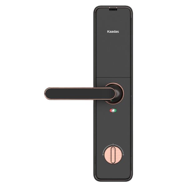 Электронный биометрический замок Kaadas S500-5W Black, Wi-Fi, врезной