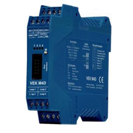 Контроллер индукционной петли Feig VEK S4 4-канальный