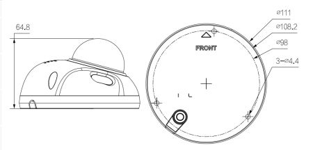 IP-видеокамера уличная 2Мп Dahua DH-IPC-HDBW3241FP-AS-0600B-S2 с микрофоном