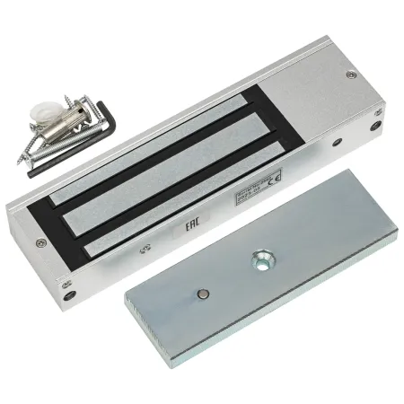 Электромагнитный замок AccordTec ML-500AL с герконом и датчиком Холла, серебро Электромагнитный замок AccordTec ML-500AL с герконом и датчиком Холла, серебро