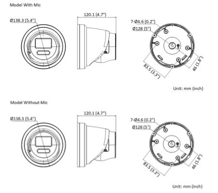 Уличная IP-камера ColorVu 8Мп Hikvision DS-2CD2387G2-LU(C) (4 мм) с AcuSense и LED-подсветкой