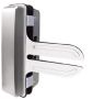 Ответная часть LocPro TD100X для замка GL725 для стеклянных распашных дверей монтажными пластинами
