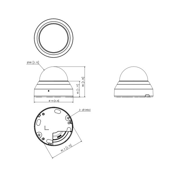 Сетевая IP-видеокамера 4Мп Wisenet QND-7012R (2.8 мм) Сетевая IP-видеокамера 4Мп Wisenet QND-7012R (2.8 мм)