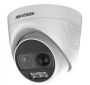Уличная купольная HD-TVI видеокамера 2Мп HikVision ColorVu DS-2CE72DFT-PIRXOF28 (2.8 мм) с сиреной, строблампой и PIR-датчиком