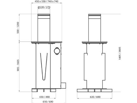 Блокиратор автоматический выдвижной Came TBD 220H500, 1 боллард Блокиратор автоматический выдвижной Came TBD 220H500, 1 боллард