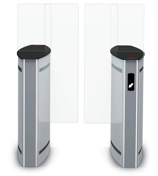 Турникет PERCo ST-02.600 "Скоростной проход" с раздвижными створками (ширина прохода 600 мм)