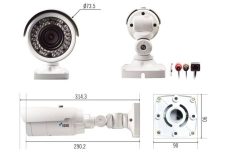 Уличная IP-камера IDIS DC-T1234WR