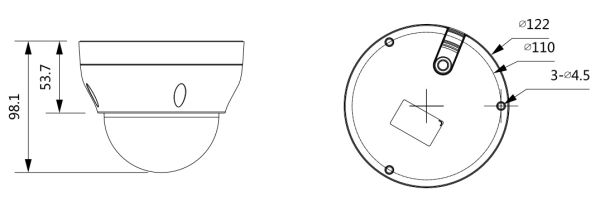 IP-видеокамера уличная 4Мп Dahua DH-IPC-HDPW1230R1P-0280B-S5