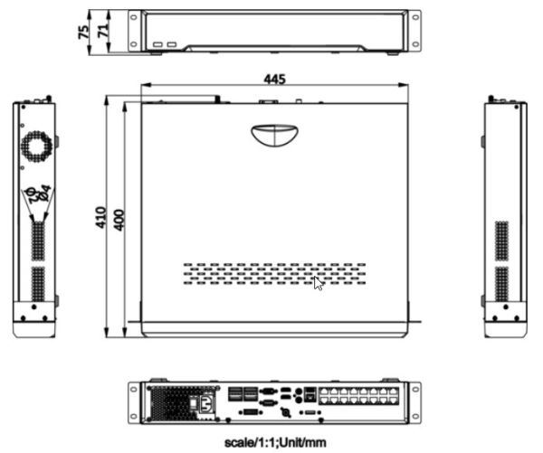 16-канальный сетевой IP-видеорегистратор 8K HikVision DS-7716NI-M4/16P с PoE