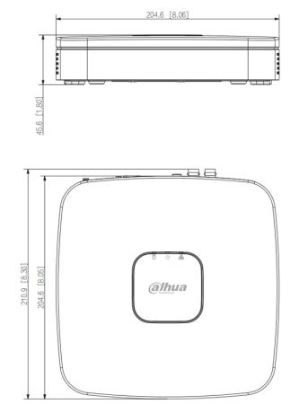 4-канальный HDCVI-видеорегистратор Dahua DH-XVR4104C-I 4-канальный HDCVI-видеорегистратор Dahua DH-XVR4104C-I