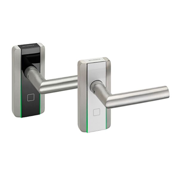 Электронный замок dormakaba c-lever compact (черный, offline, 72 мм, левый, ручки HN, шток 8 мм)