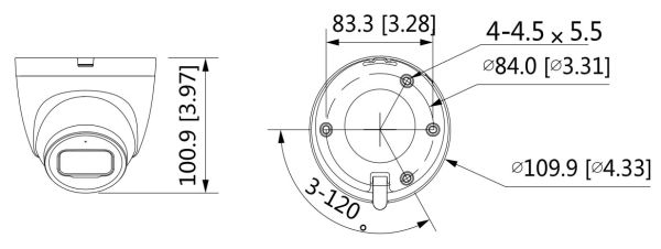 IP-видеокамера уличная 4Мп Dahua DH-IPC-HDW2431TP-AS-0360B