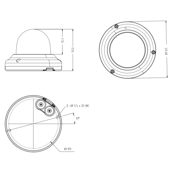 IP-видеокамера 8Мп Rubezh RV-3NCD8164 (6.0)