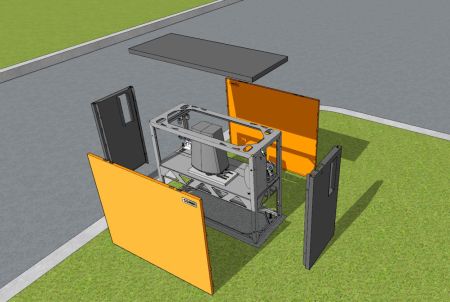 Антивандальный автоматический шлагбаум Hurde Block-A1 Combo 7 FullNice1 (11-57)