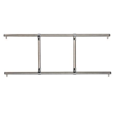 Легкосъемное ограждение "антипаника" шириной 1 м, ASP-D32.444.1 из нержавеющей стали AISI304