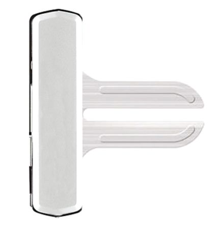 Ответная часть LocPro TD100X для замка GL725 для стеклянных распашных дверей монтажными пластинами