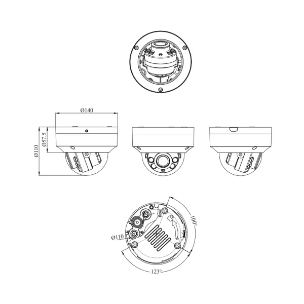 IP-видеокамера 5Мп RVi-2NCD5369 (2.7-13.5) IP-видеокамера 5Мп RVi-2NCD5369 (2.7-13.5)