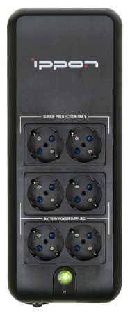 Источник бесперебойного питания IPPON Back Verso 600, 600ВA