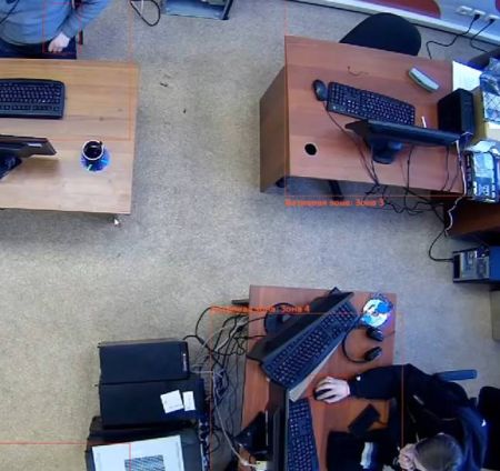 Система учета рабочего времени по мониторингу активности персонала на базе программного обеспечения macroscop на 1 камеру УРВ