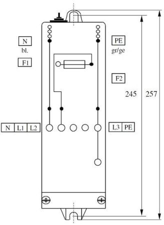 Соединительная коробка для сетей освещения EK 340 G2S-2d Соединительная коробка для сетей освещения EK 340 G2S-2d