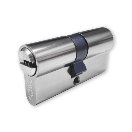 Евроцилиндр dormakaba CBR-1, ключ-ключ, никель, 5 ключей