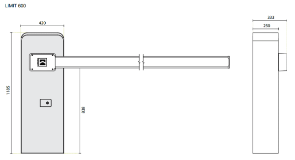 Автоматический шлагбаум Comunello Limit LT600KIT-6
