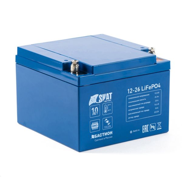 Аккумулятор Li-ion Skat i-Battery 12-26 LiFePO4