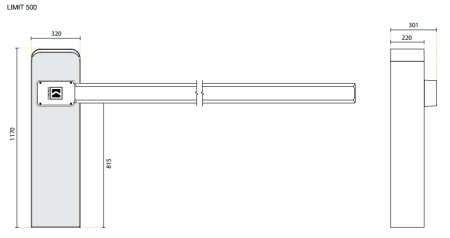 Шлагбаум автоматический Comunello Limit LT500KIT4