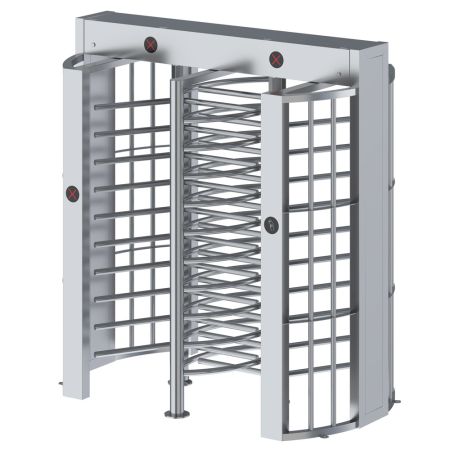 Полноростовой двухпроходной роторный турникет Блокпост Спектр СТ 2А автоматический