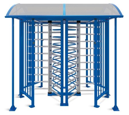 Турникет полноростовой двухпроходной PERCo-RTD-20.1S уличный с электроприводом