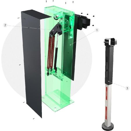 Шлагбаум механический Carddex MBT Стандарт-R