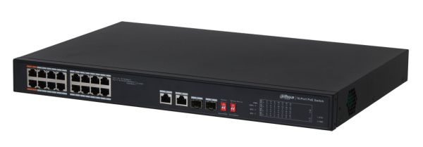 Управляемый POE коммутатор 18-портовый Dahua DH-PFS3218-16ET-135