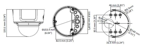 Антивандальная уличная купольная IP-видеокамера 2Мп HikVision DS-2CD2723G0-IZS